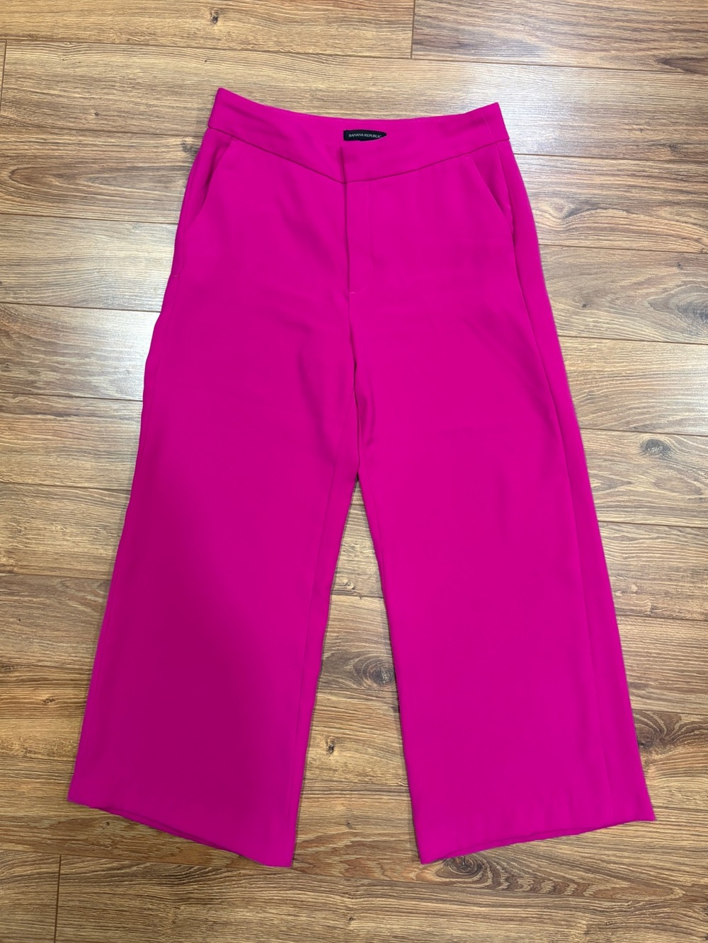 Banana Republic Hot Pink Wide Leg Trousers